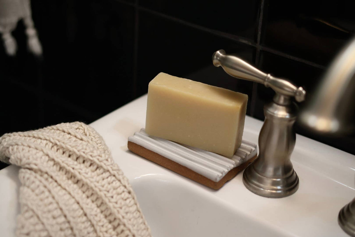 Soap Dish | White | handmade pottery