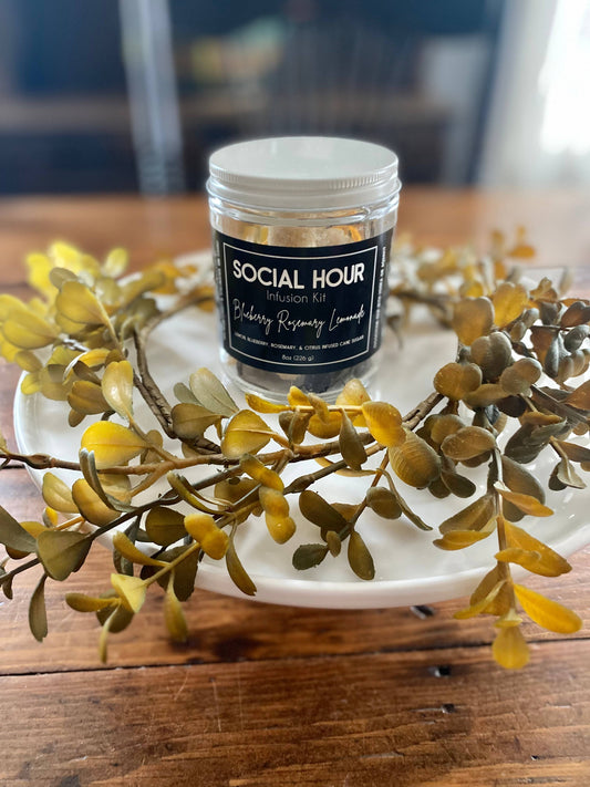 MINI BLUEBERRY ROSEMARY -- SOCIAL HOUR COCKTAIL INFUSION KIT