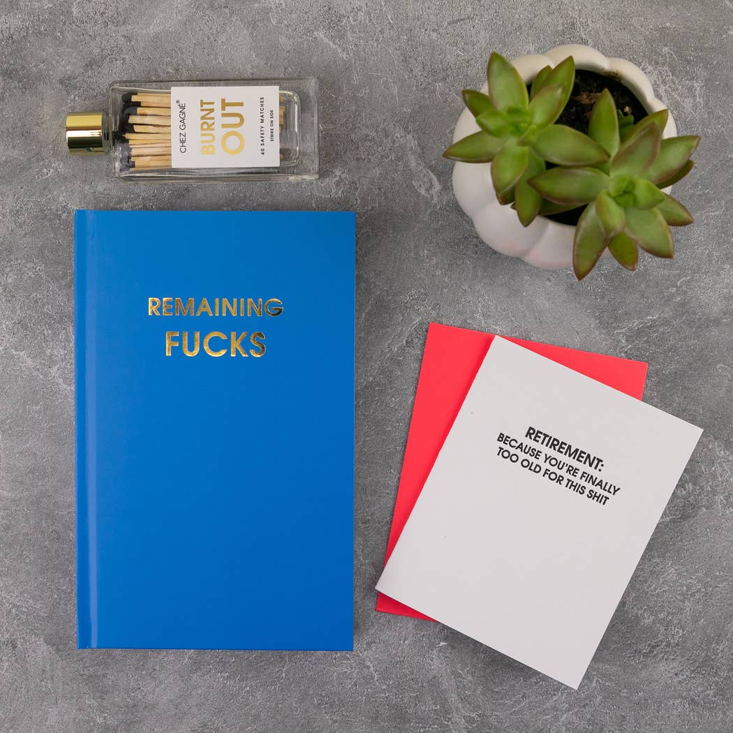 Burnt Out - Glass Bottle Safety Matches - Black