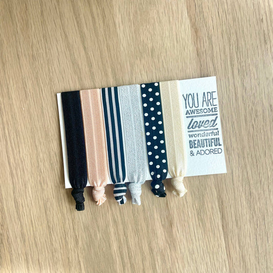 Hair Tie Card | Polka Dot