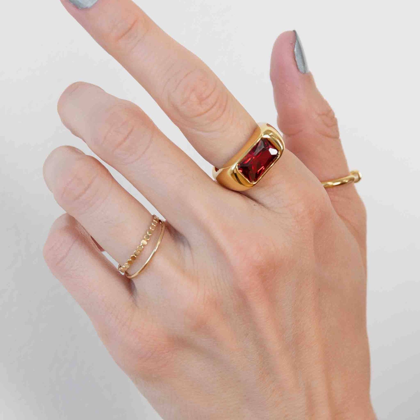 Aurora Ring - Gold Fill or Sterling Silver