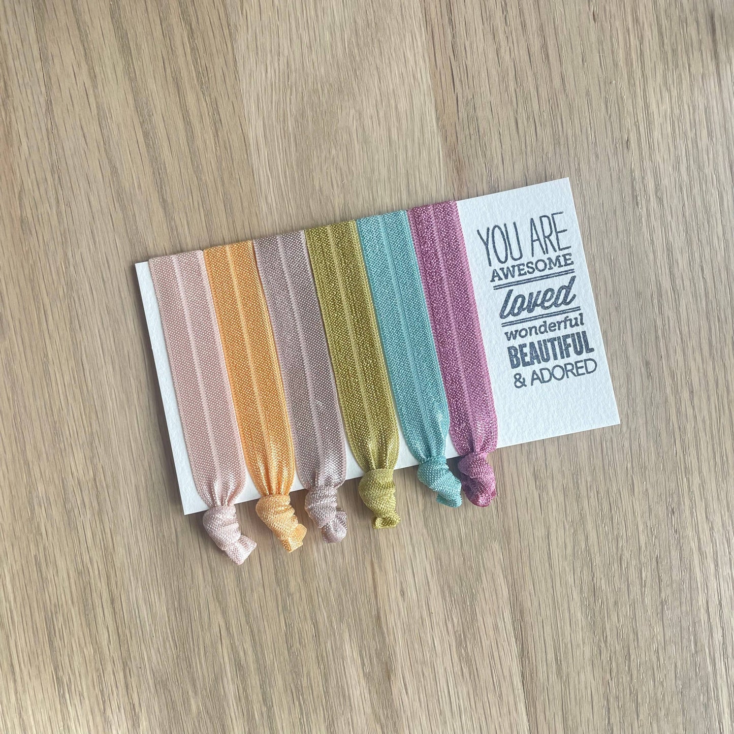 Hair Tie Card | Neutral Olive