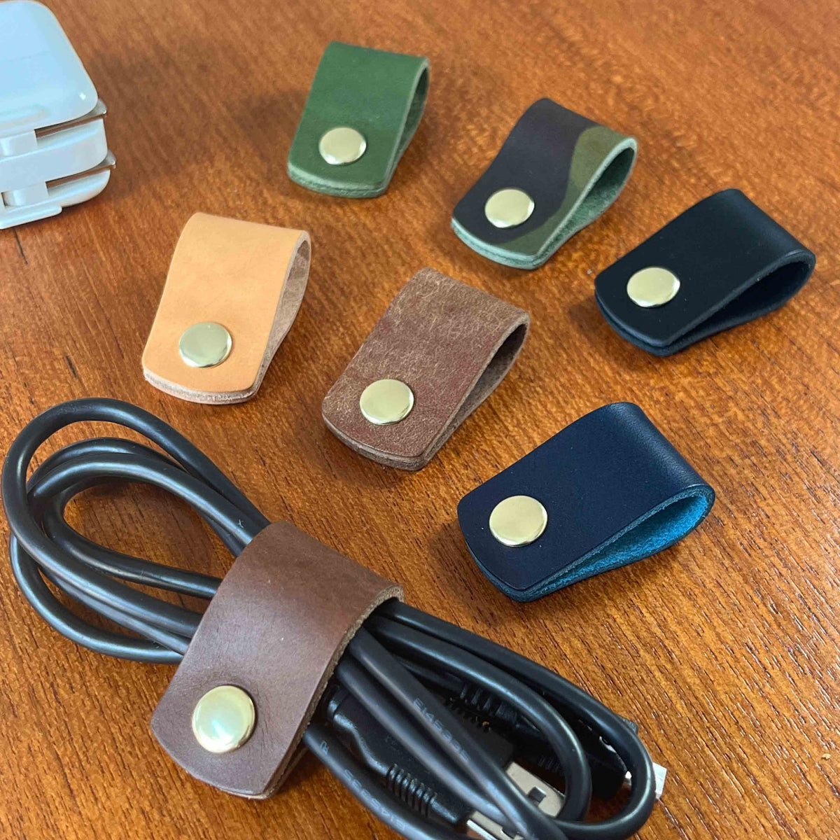 Leather Cable Wraps