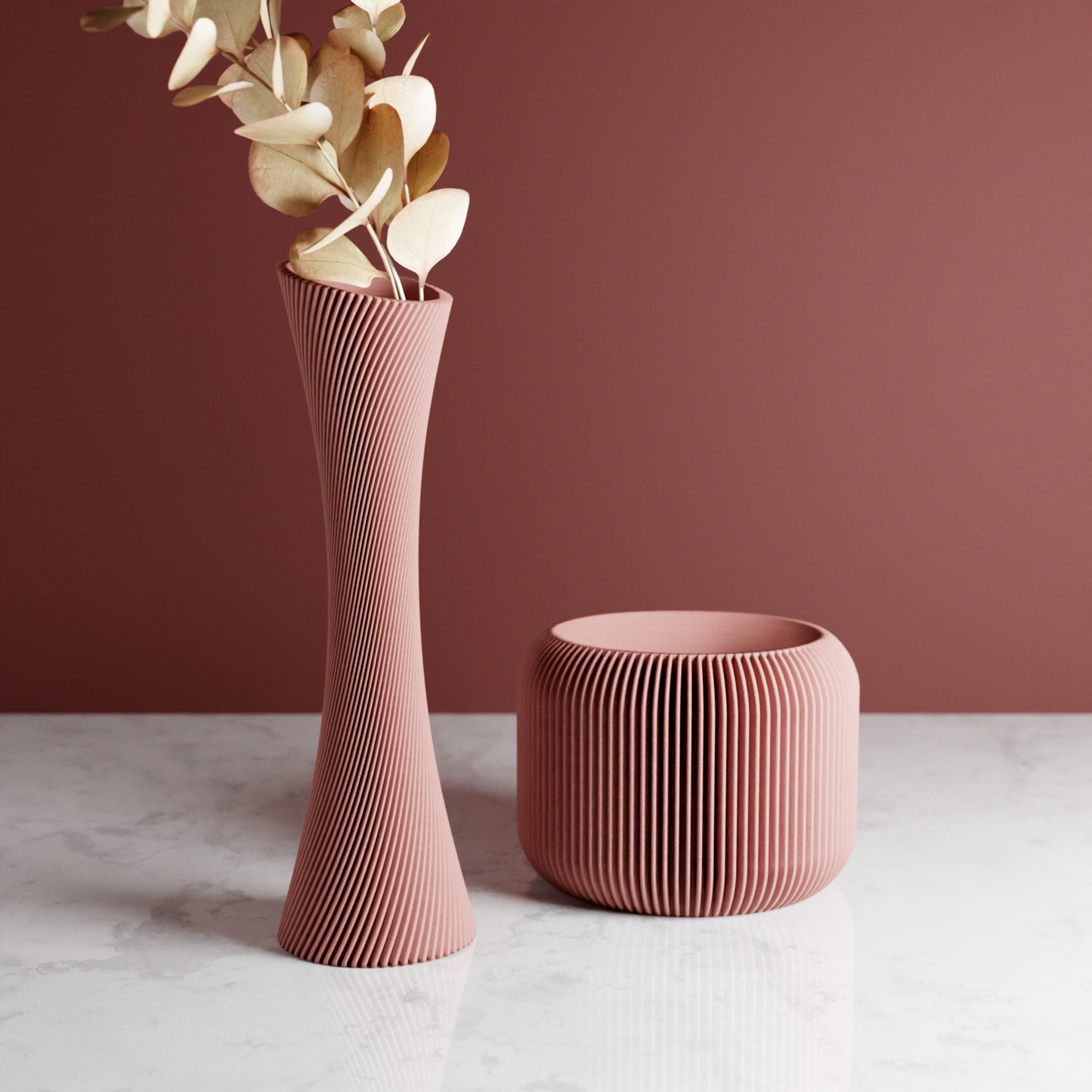 SPIRAL ROSE Vase | Modernized Pottery