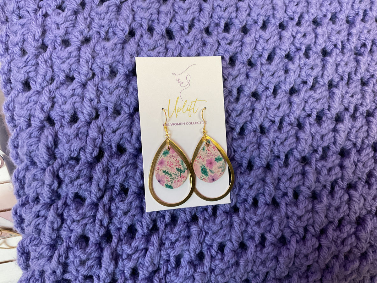 Uplift - Delilah Tear Drop Earrings (Gold)