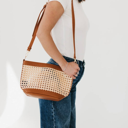 Bryce Woven Bucket Bag