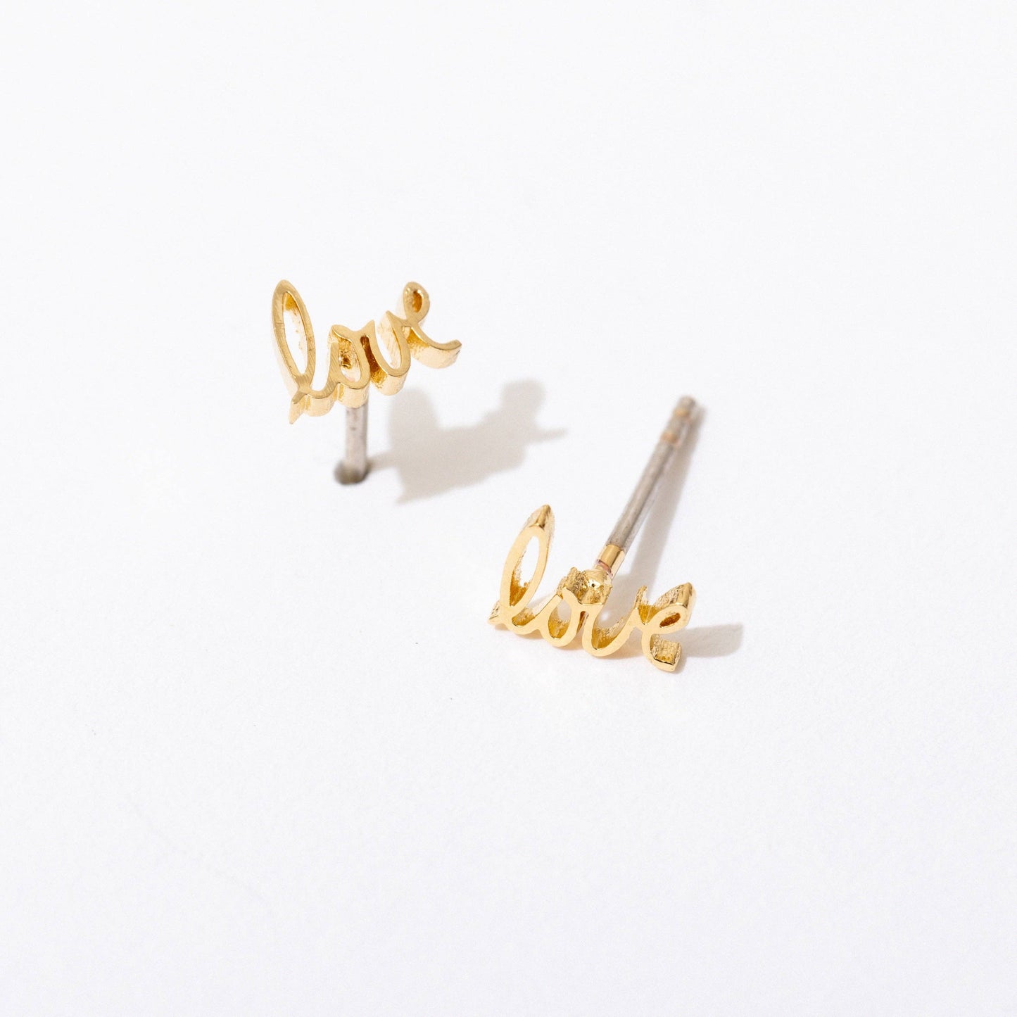 Love Stud Earrings