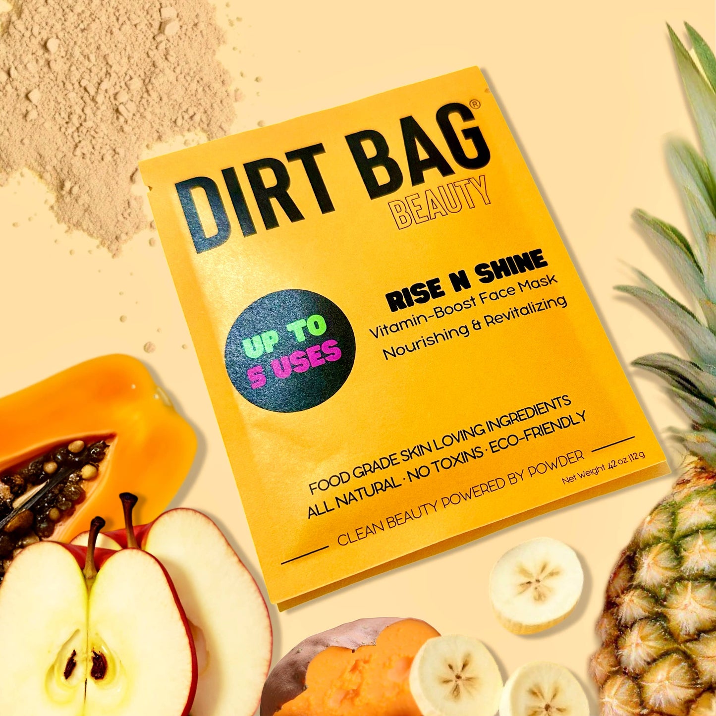 Vitamin Boost Vegan Powder Face Mask - Nourish & Revitalize