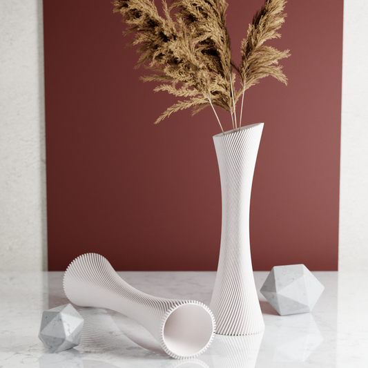SPIRAL ROSE Vase | Modernized Pottery