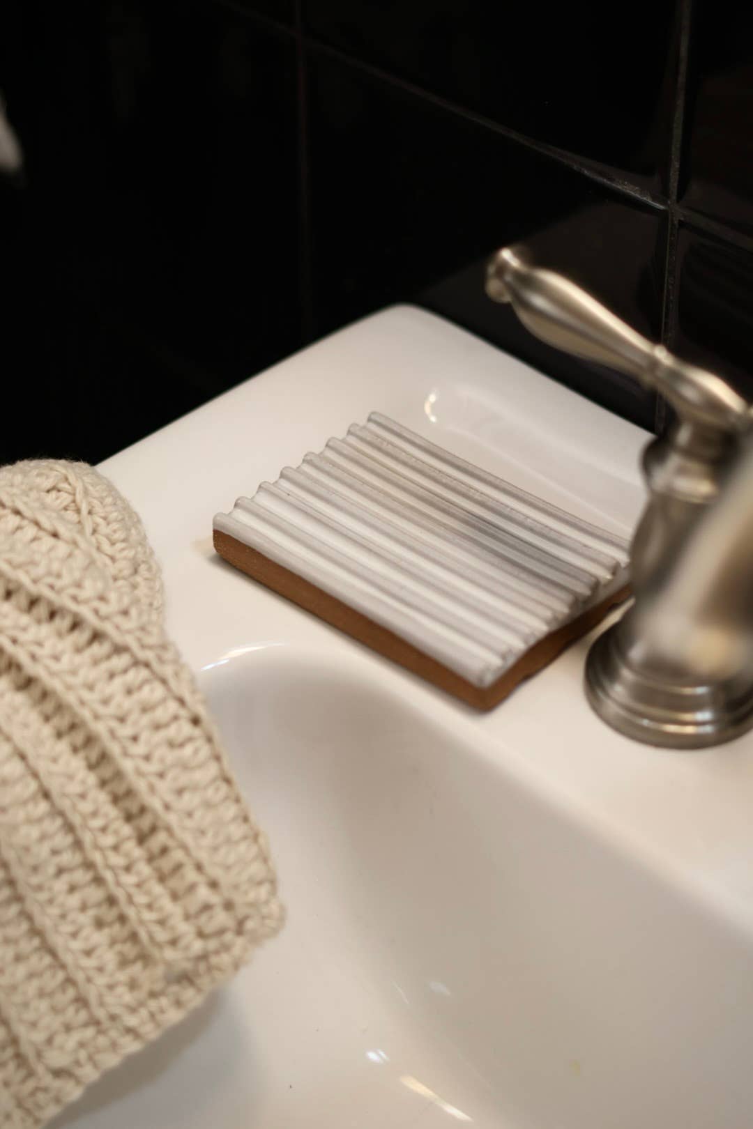 Soap Dish | White | handmade pottery