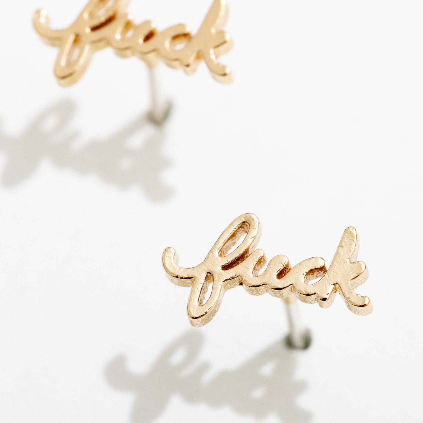 Fuck Stud Earrings