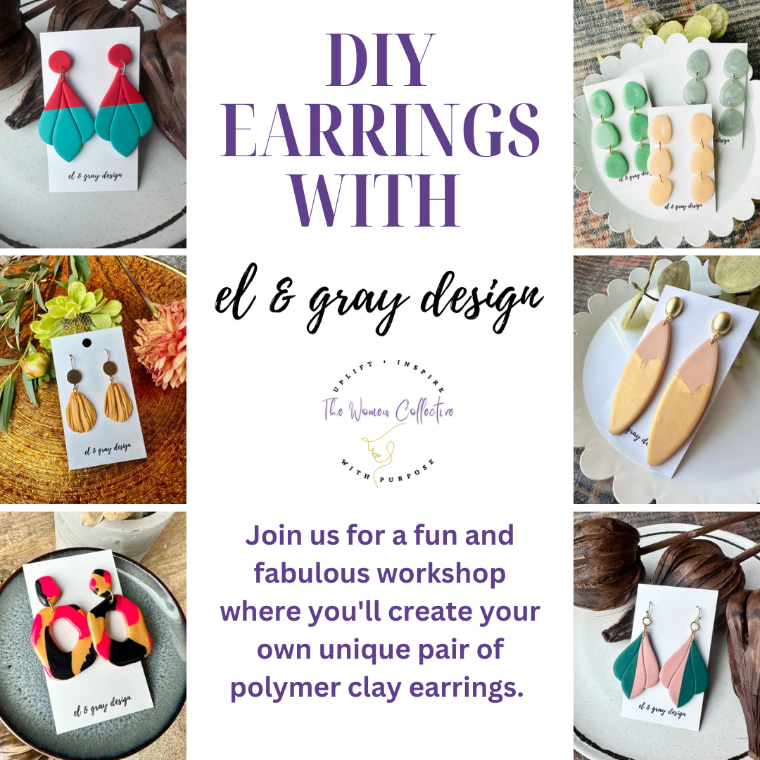 DIY Clay Earrings Workshop - Dec. 3