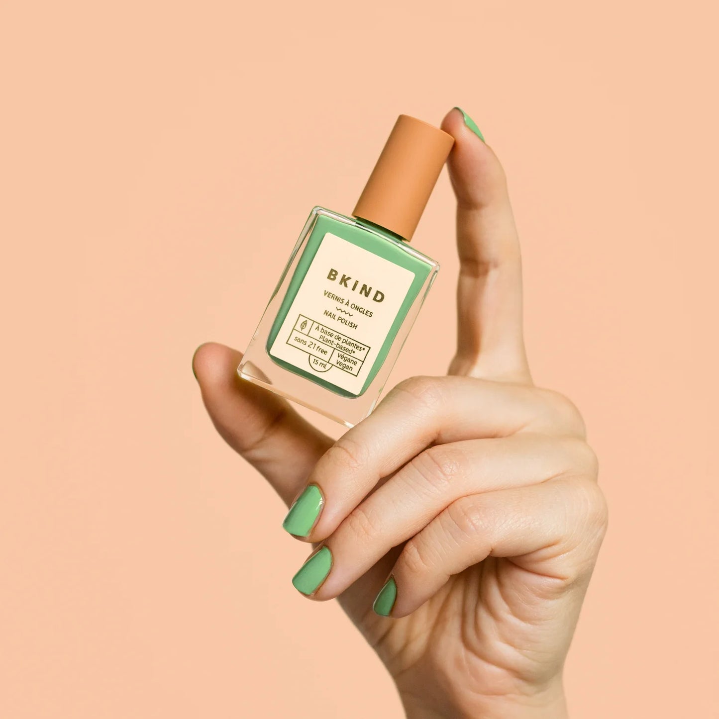 Vegan and 21-Free Nail Polish - Matcha Latte