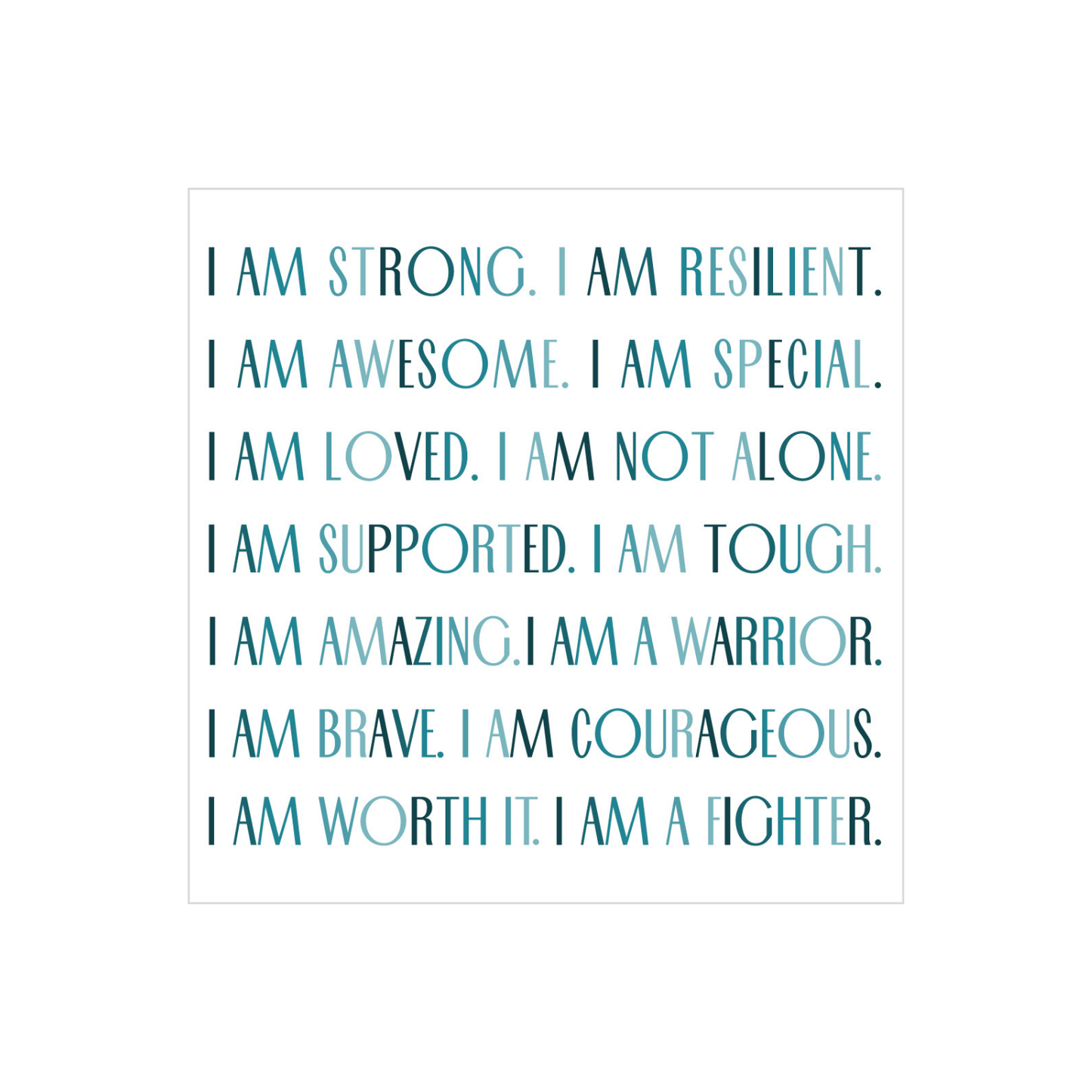 Strong Affirmation (Magnet)