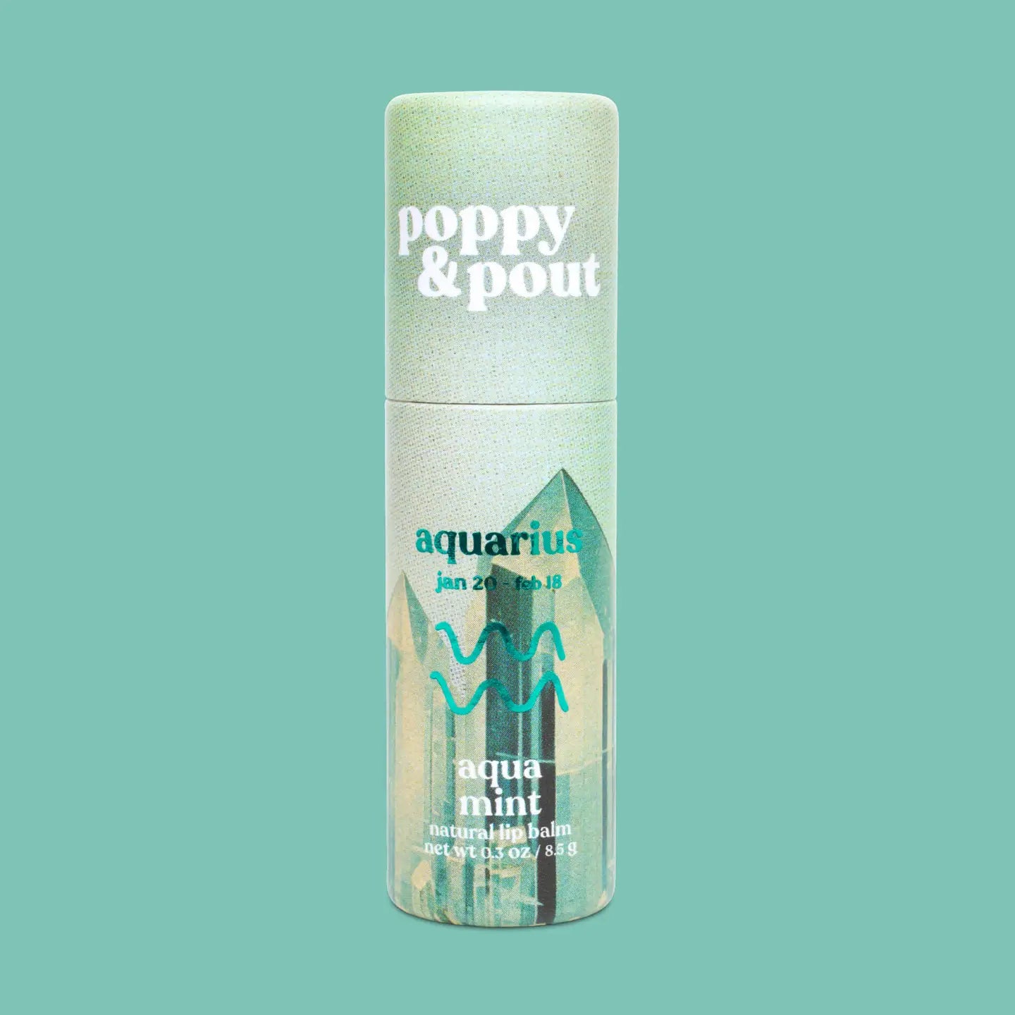Lip Balm, Zodiac, Aquarius Aqua Mint