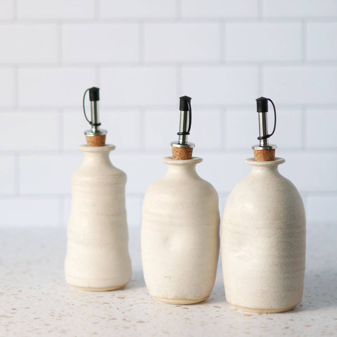 Artist Choice Olive Oil Cruet in Cream