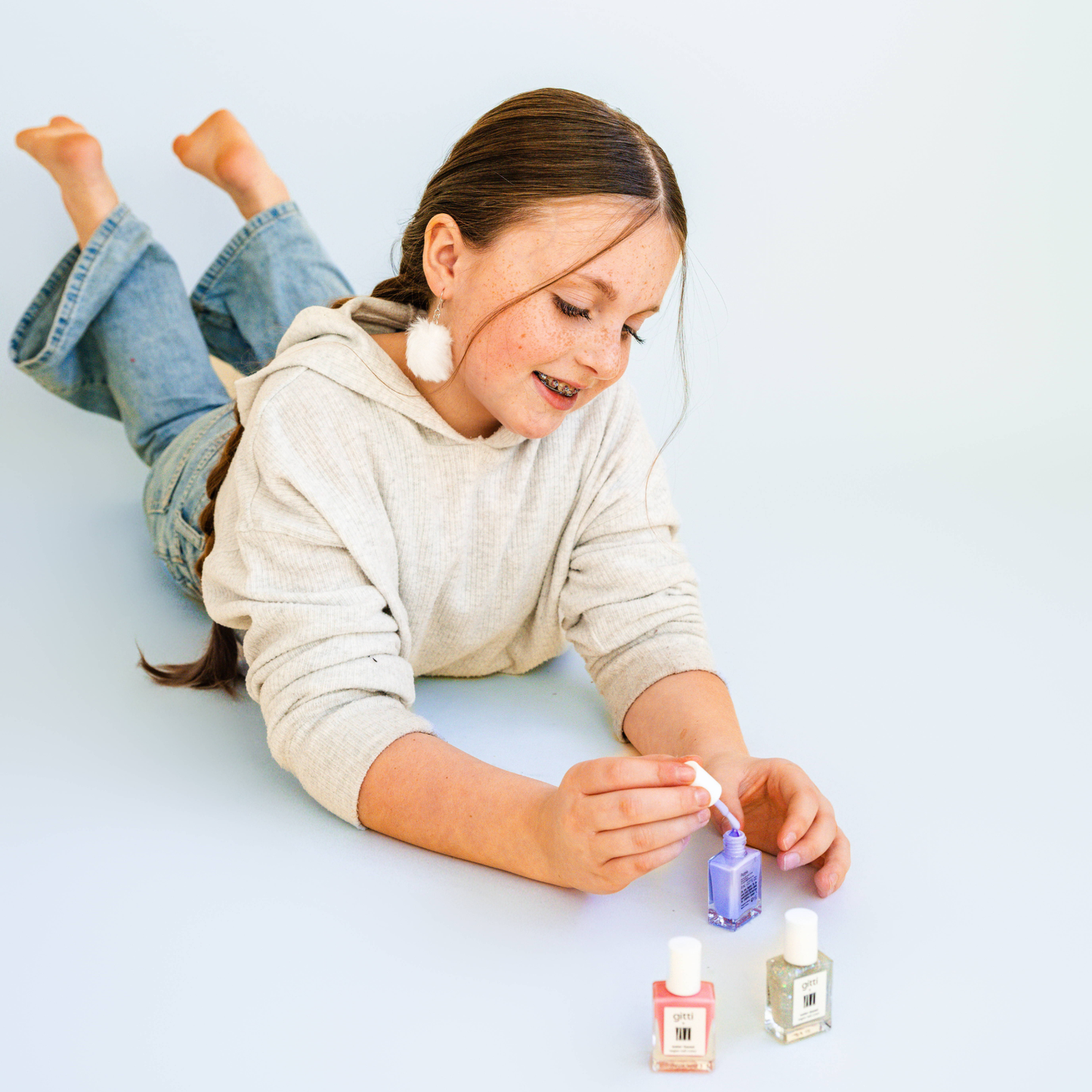 Kids Nail Polish Set | Clean Peel-Off Vegan Nail Polish Trio