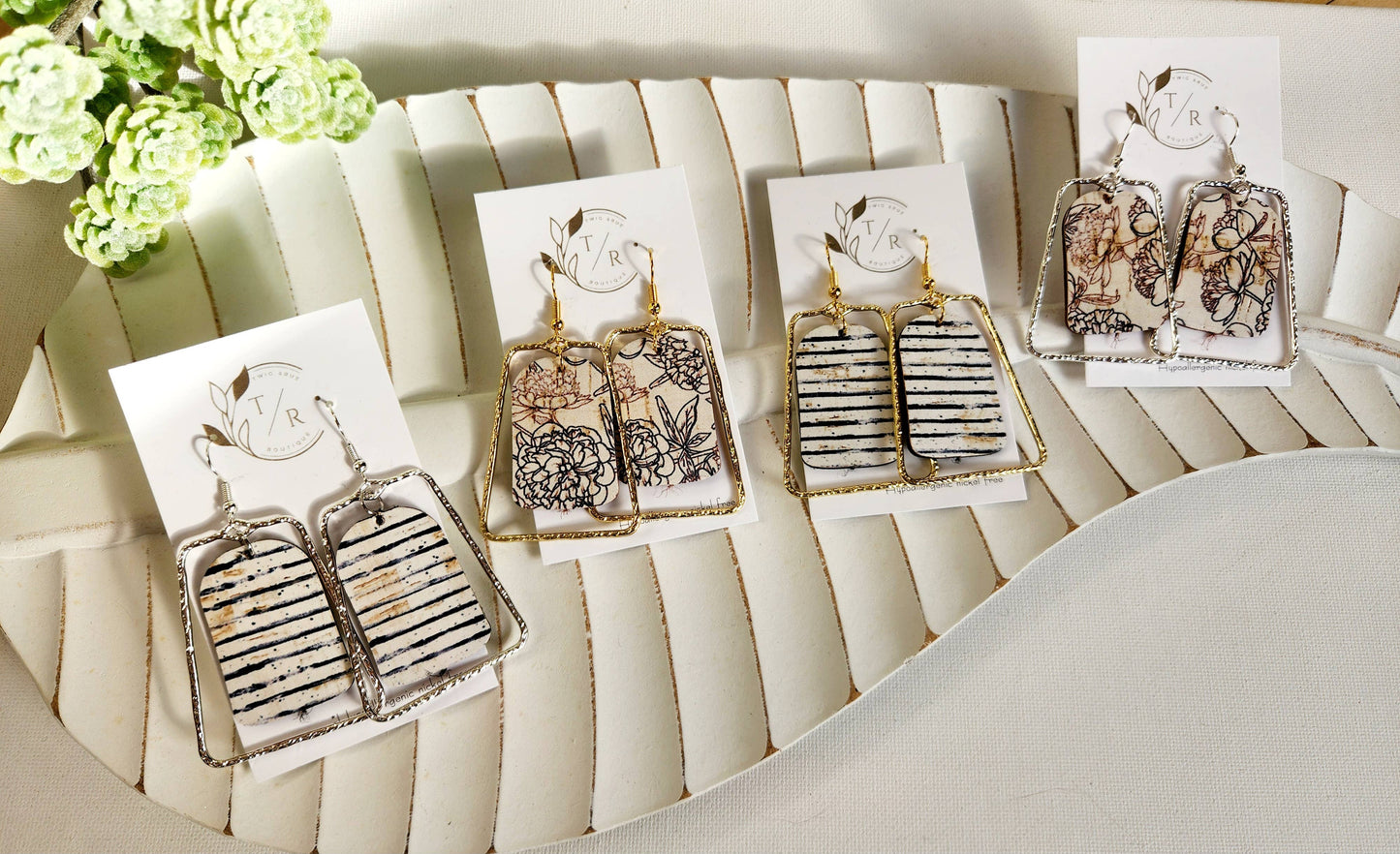 Chloe| Black & White collection, leather and gold statement