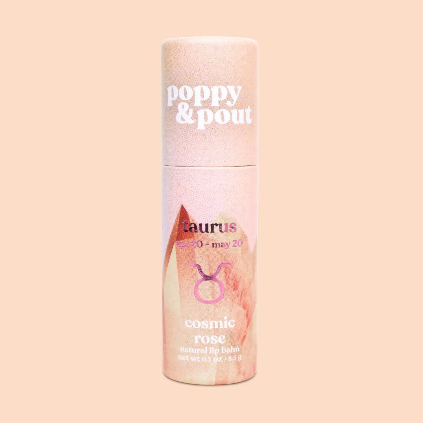 Lip Balm, Zodiac, Taurus Cosmic Rose