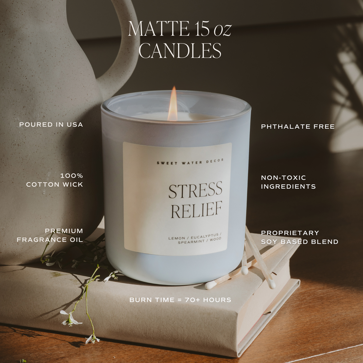 Boy Mama 15 oz Soy Candle, Matte Jar