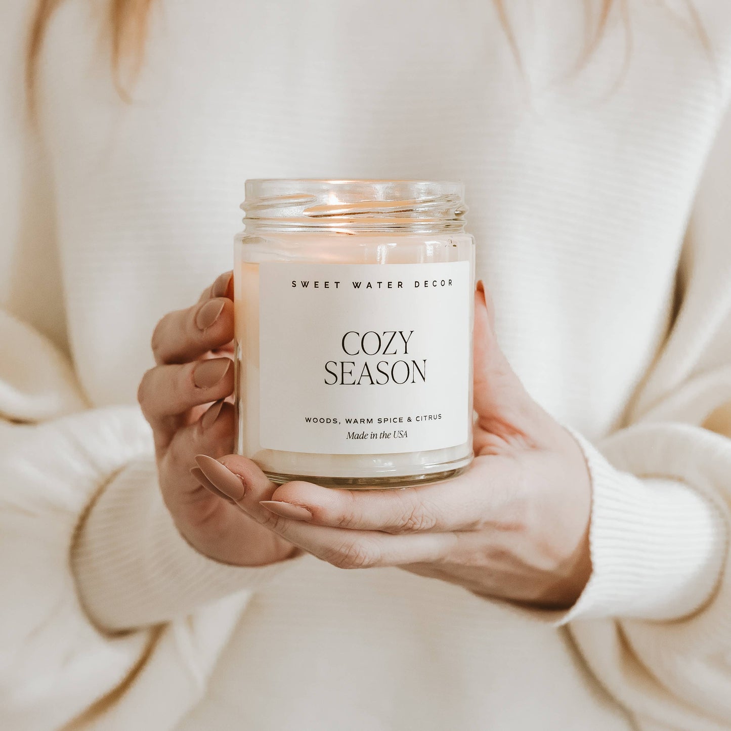 Cozy Season 9 oz Soy Candle - Fall Decor & Gifts