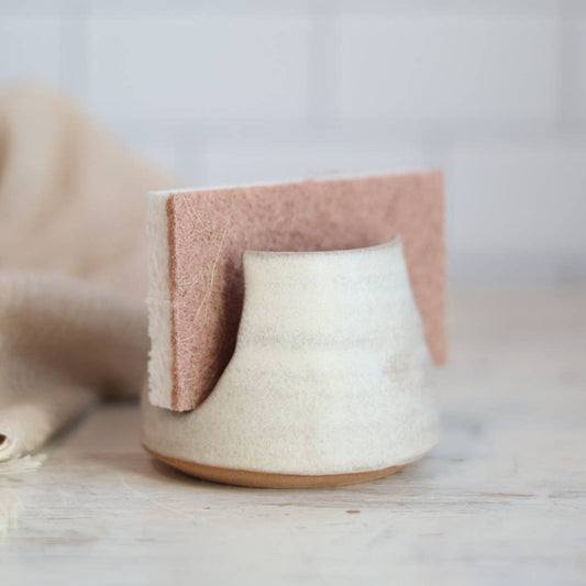 Sponge Holder in Cream