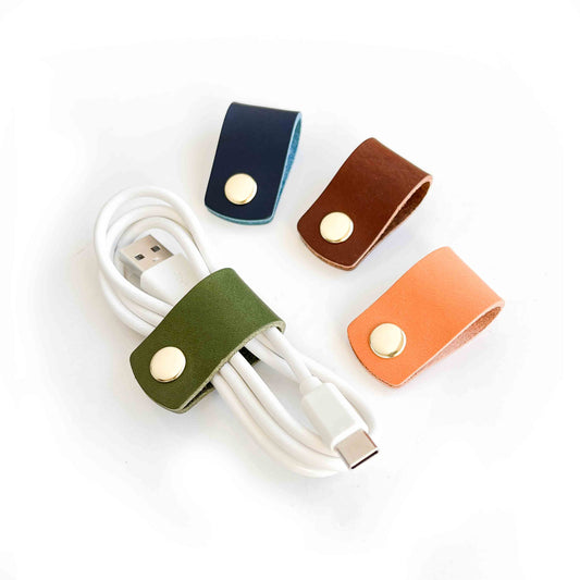 Leather Cable Wraps