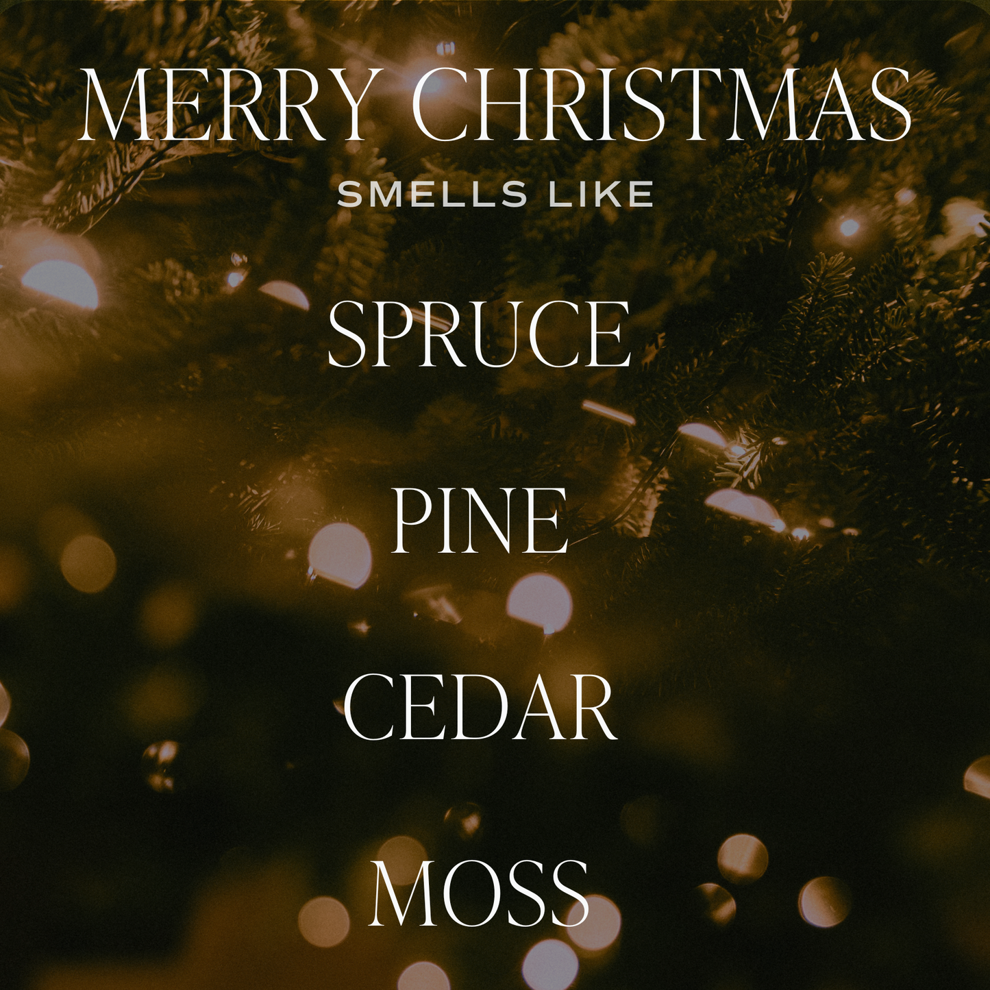 Merry Christmas Red 9 oz Soy Candle - Christmas Decor