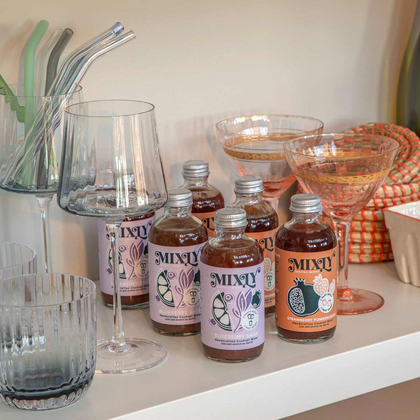 Strawberry Pomegranate 4oz - Cocktail / Mocktail Mixers