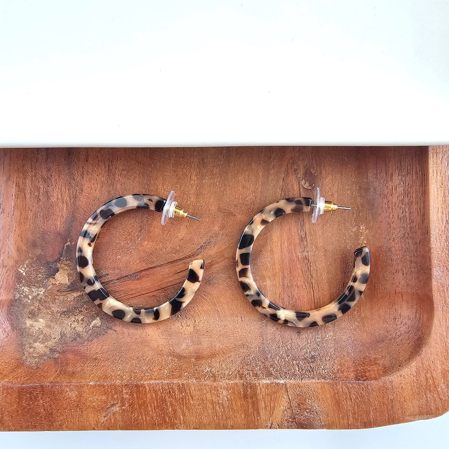 Camy Hoops - Cheetah // Jewelry, Earrings, Fall