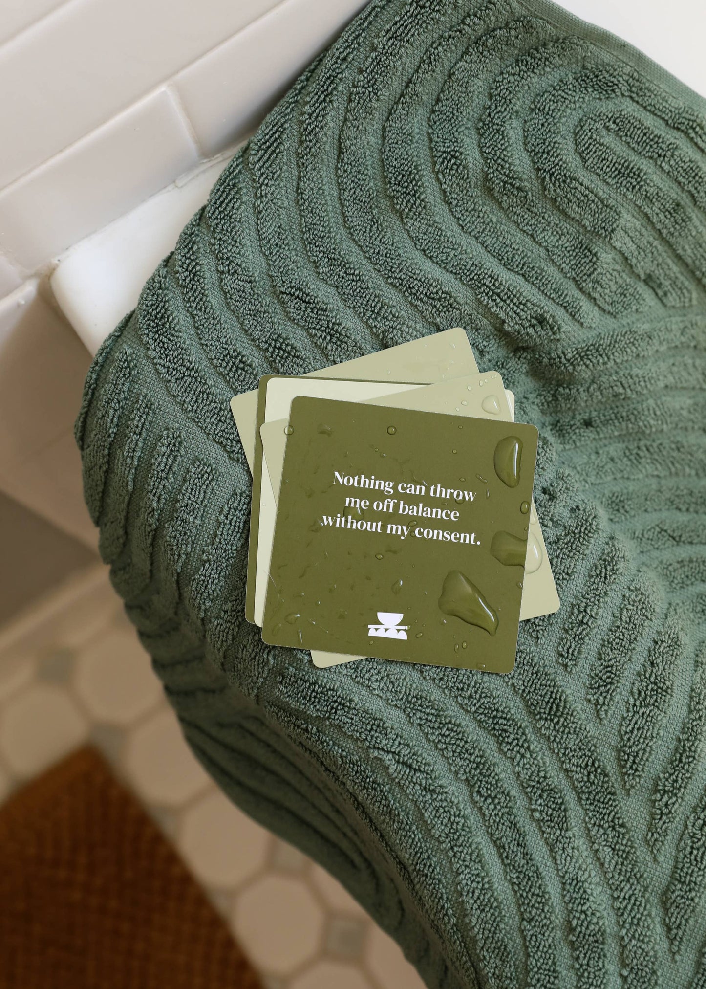 Shower Affirmation™ Display Cards - Grounding