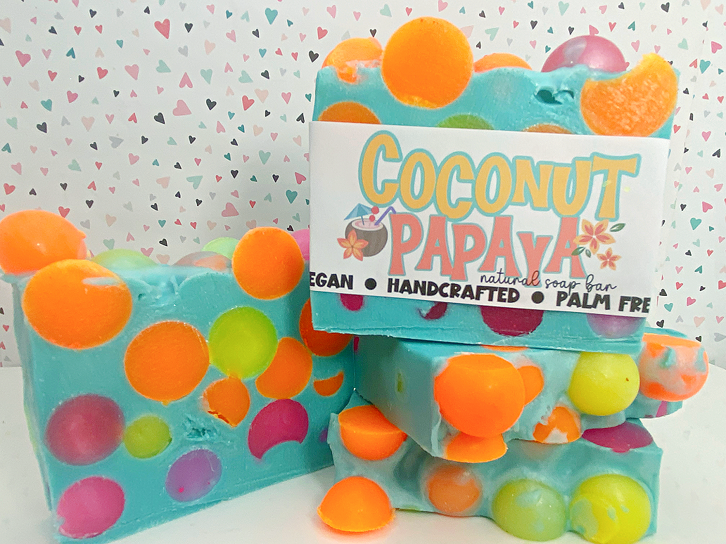 Coconut Papaya - Handmade Soap Bar 