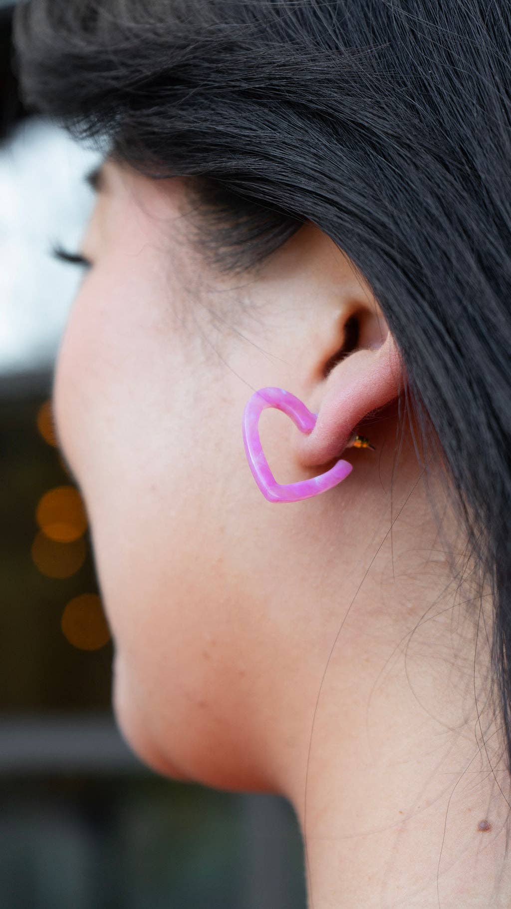 Mini Heart Hoops - Bubblegum Bliss // Valentine's Day