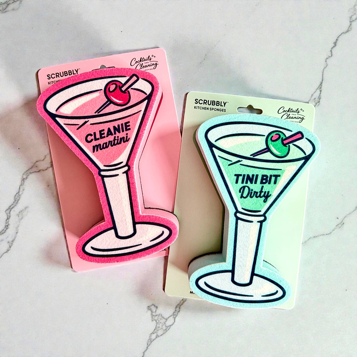 Martini Scrubbly Sponge - Tini Bit Dirty