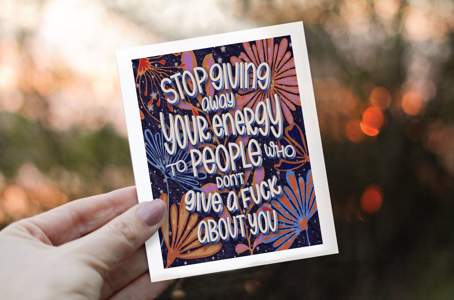 Greeting Card | Stop Giving Away  ... | LHD-GC-137
