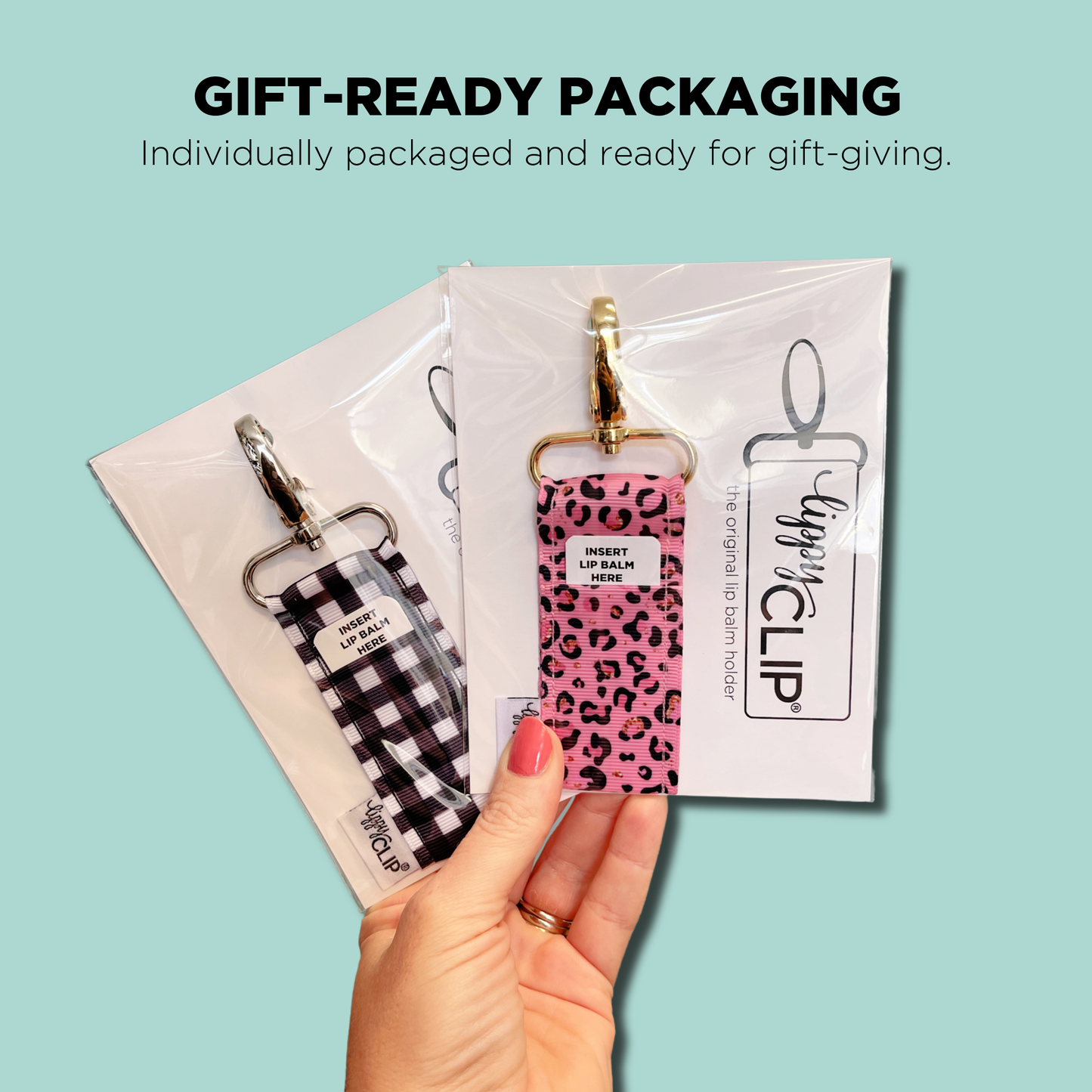 Muted Dots LippyClip® Lip Balm Holder