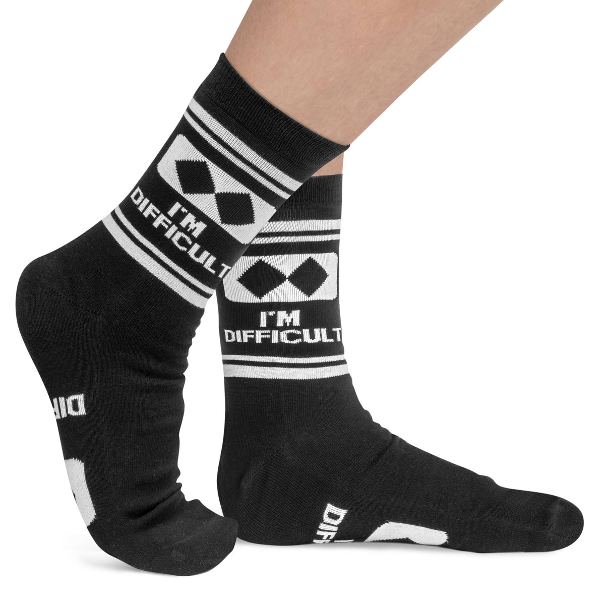 I'm Difficult Funny Ski Socks Gift for Men and Women