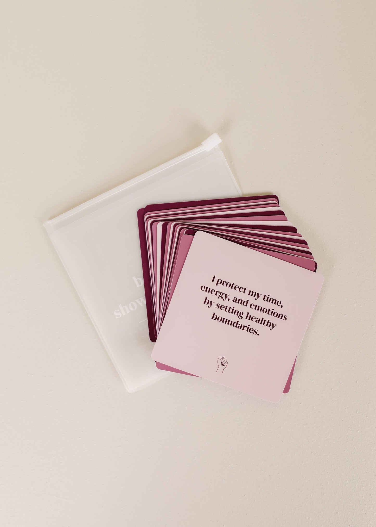 Shower Affirmation™  Display Cards - Boundaries