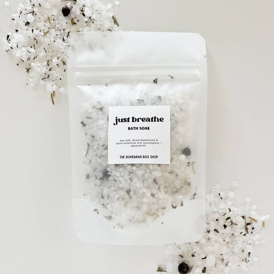 Just Breathe Bath Soak Packet - 4oz Bath Salts