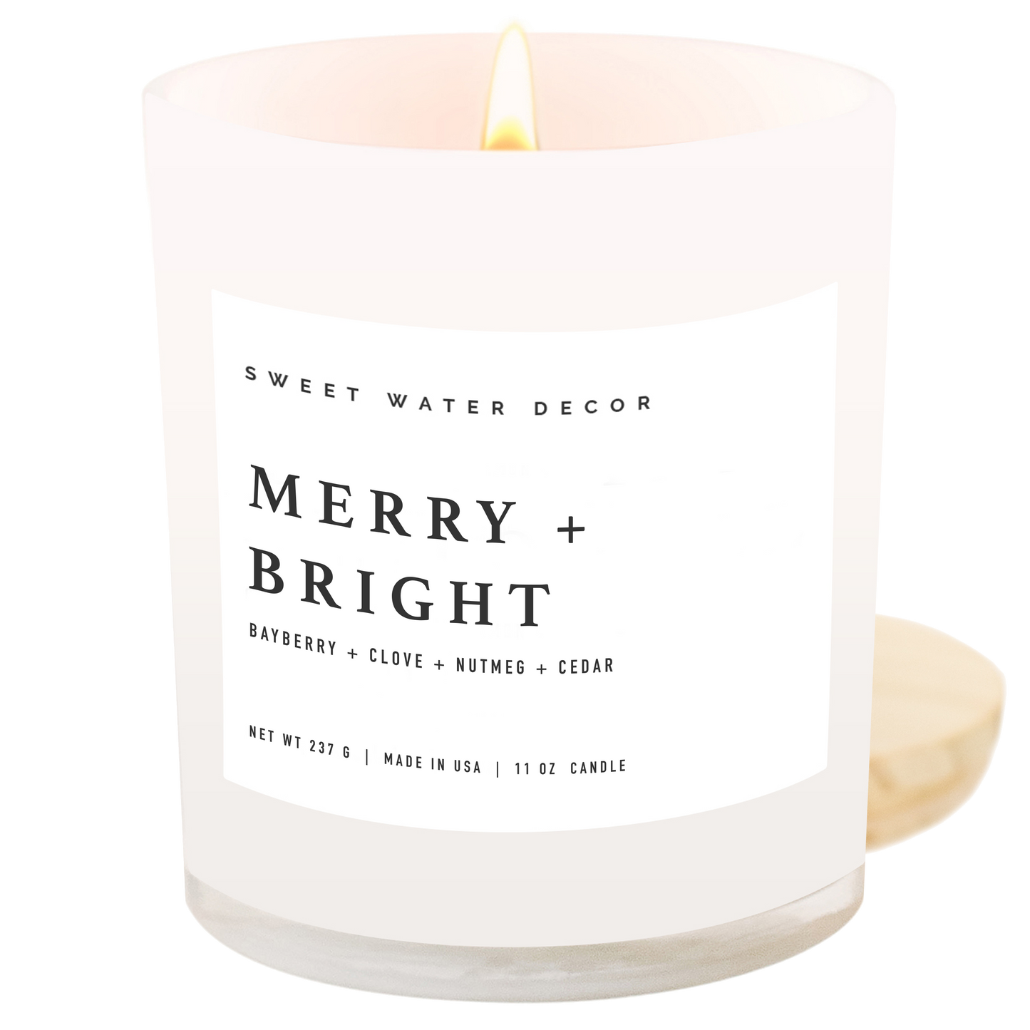 Merry and Bright 11 oz Soy Candle - Christmas Home & Gifts