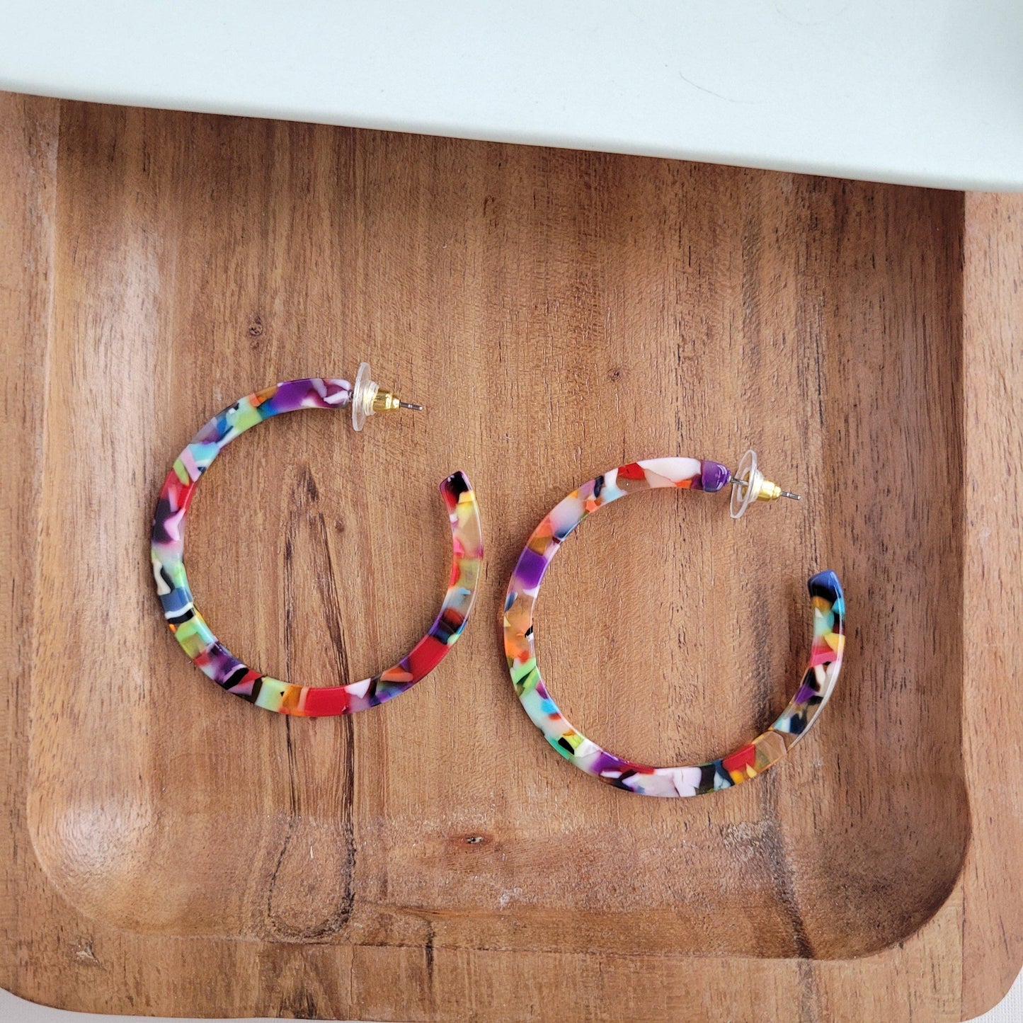 Cameron Hoops - Fiesta // Jewelry, Earrings, Gift, Best Seller
