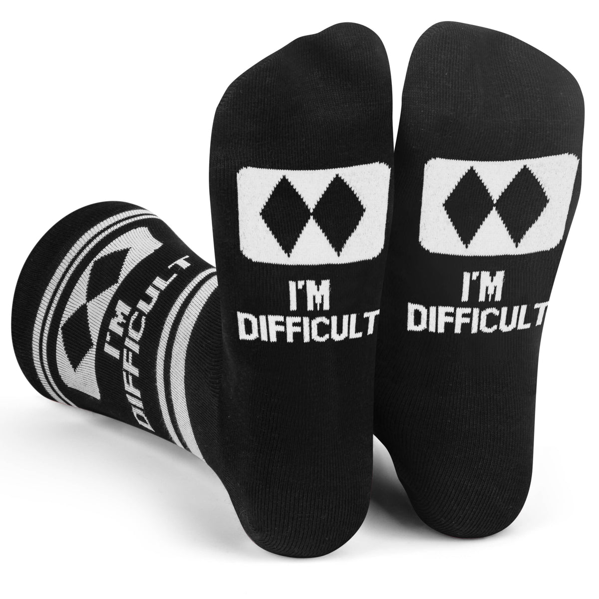 I'm Difficult Funny Ski Socks Gift for Men and Women