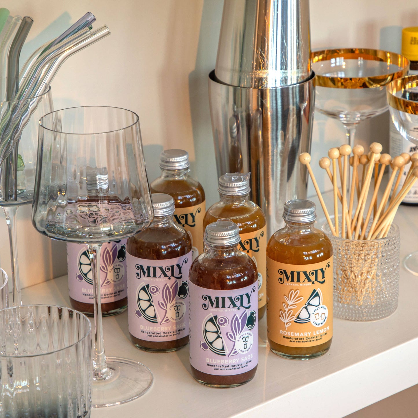 Rosemary Lemon 4oz - Cocktail / Mocktail Beverage Mixer