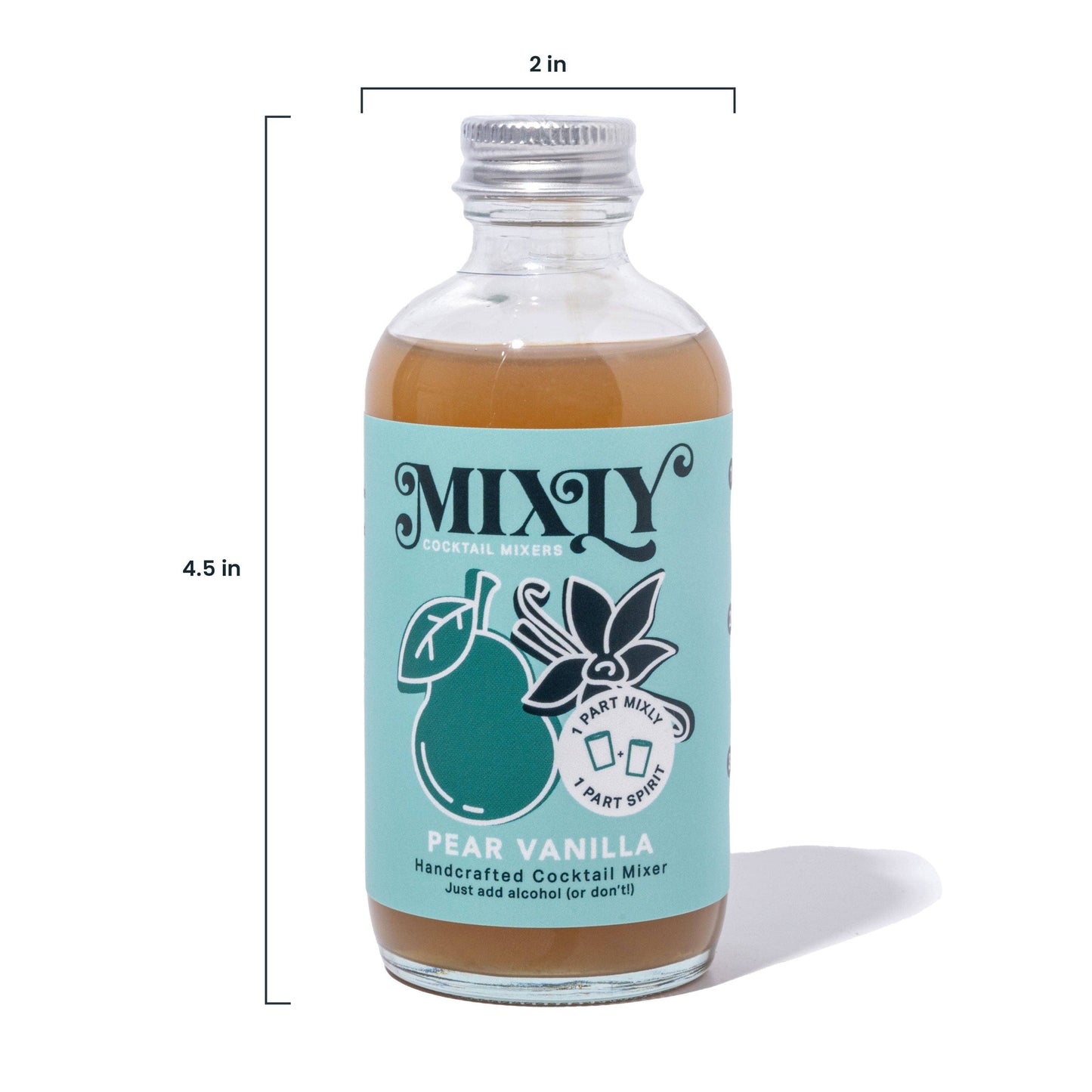 Pear Vanilla 4oz - Cocktail / Mocktail Beverage Mixer