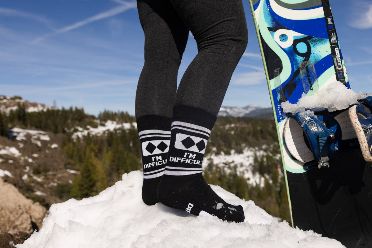 I'm Difficult Funny Ski Socks Gift for Men and Women