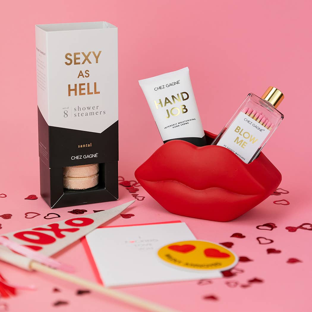 Blow Me - Glass Bottle Safety Matches - Pink