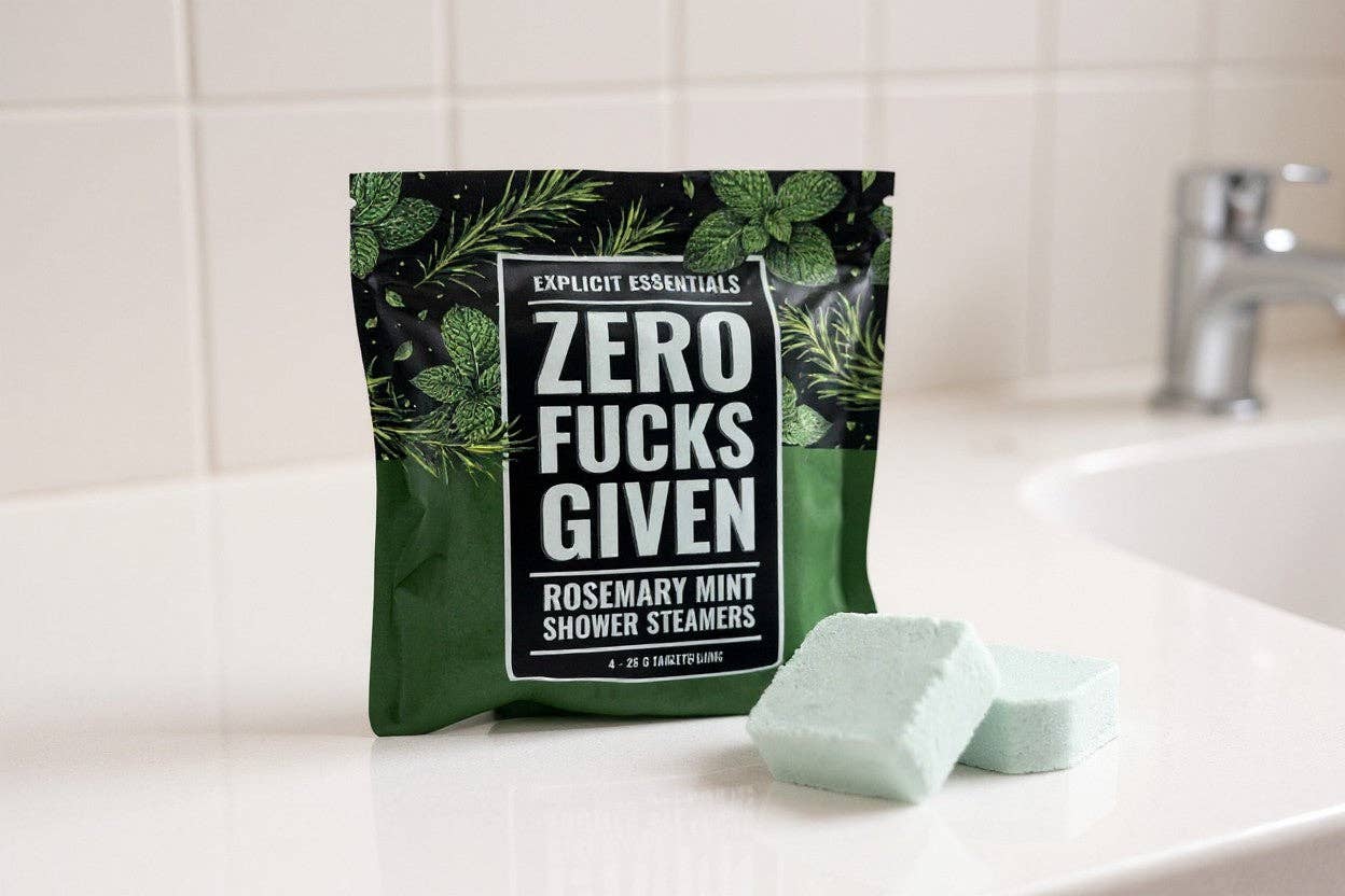 Zero F’s Given - Shower Steamer