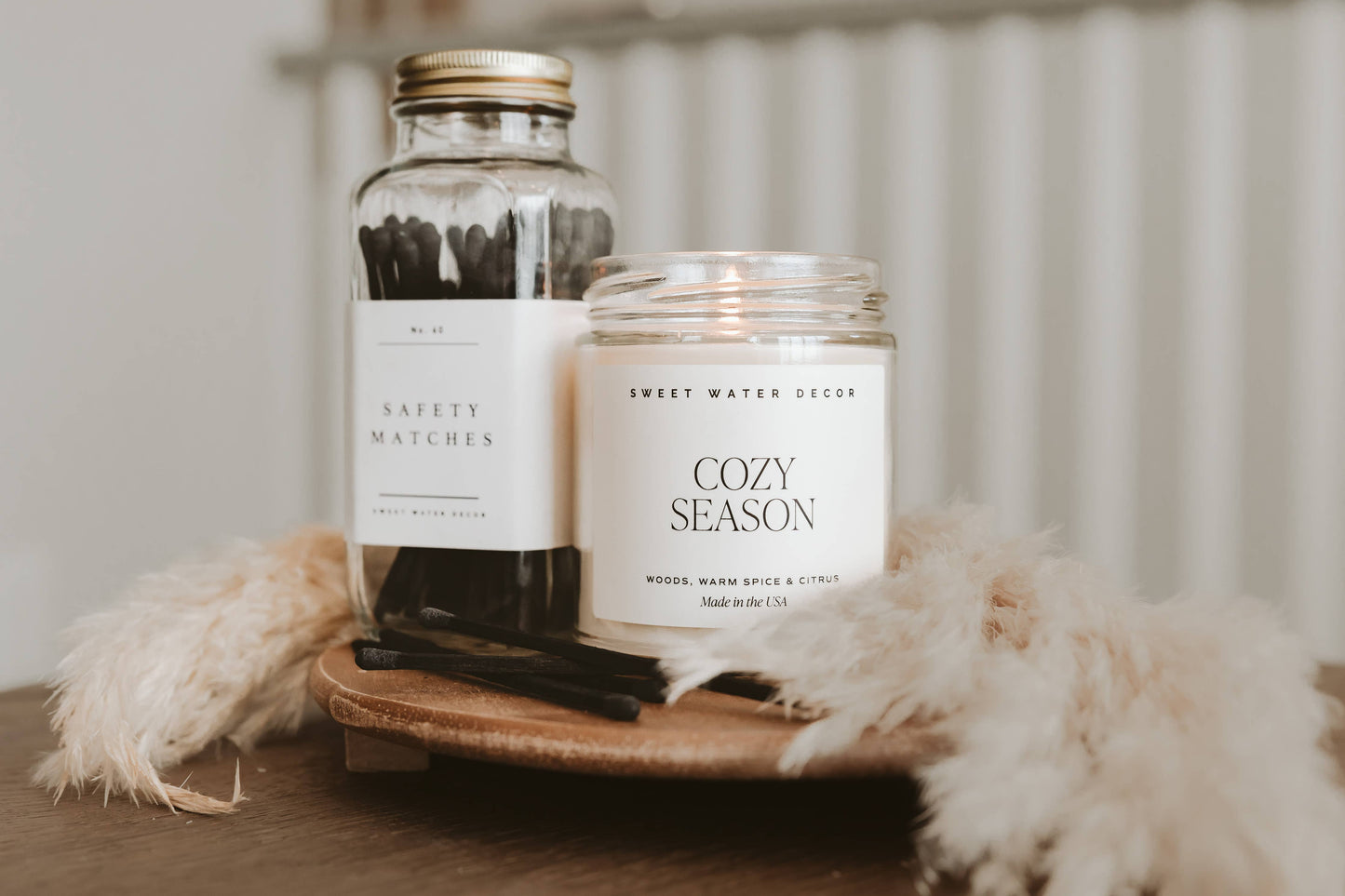 Cozy Season 9 oz Soy Candle - Fall Decor & Gifts