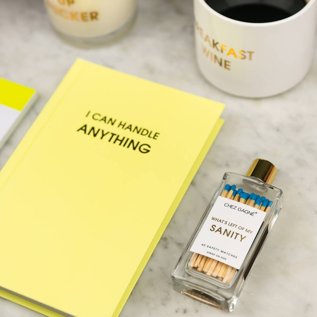 Left of My Sanity - Glass Bottle Safety Matches, Funny Gift