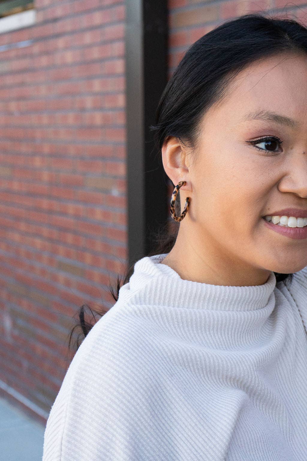Camy Hoops - Cheetah // Jewelry, Earrings, Fall